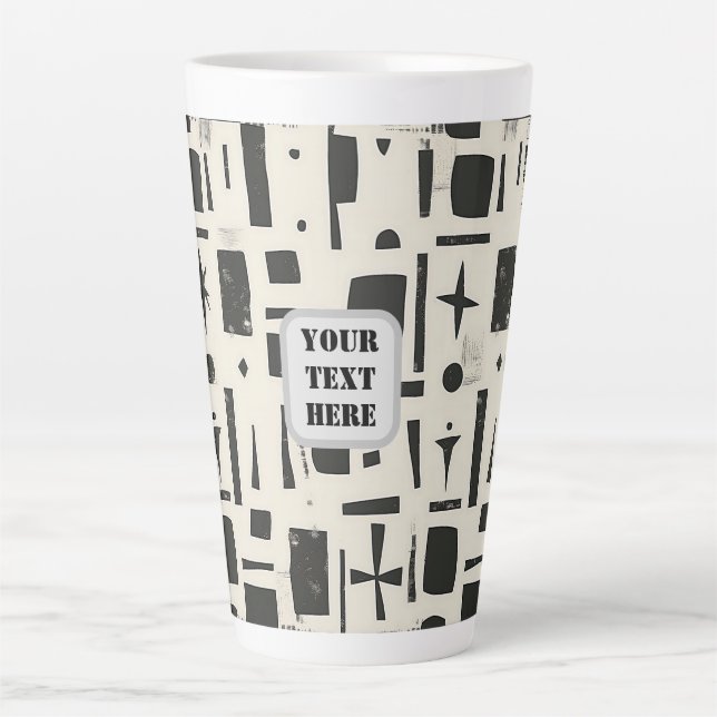 Tasse Latte Scandi Motif n° 4 | (Devant)