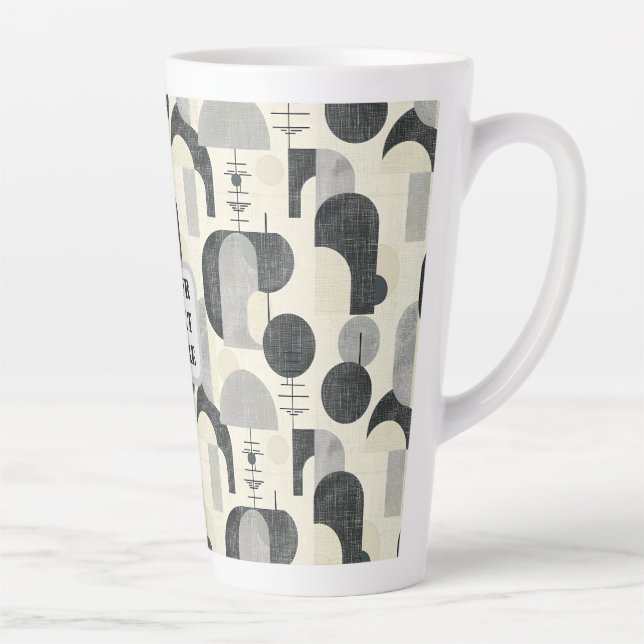 Tasse Latte Scandi Motif No 2 | (Droite)