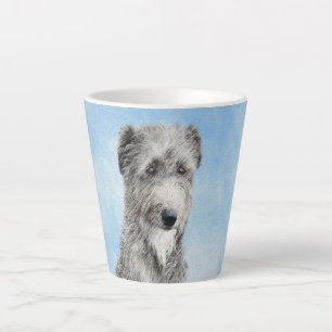 Tasse Latte Scottish Deerhound Peinture - Cute Original Chien 