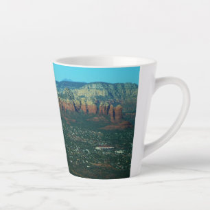 Tasse Latte Sedona et Coffee Pot Rock d'en haut