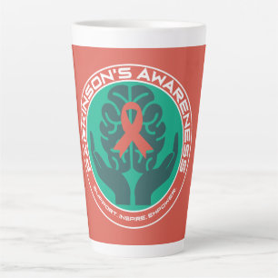Tasse Latte Sensibilisation à la maladie de Parkinson