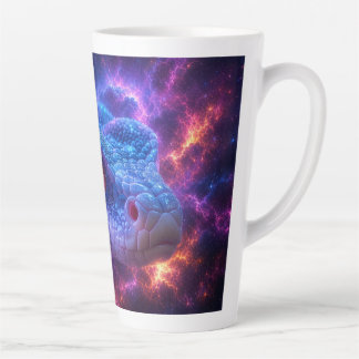 TASSE LATTE SERPENT DANS L'ESPACE
