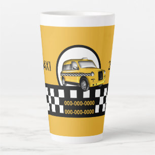 Tasse Latte Service de taxi