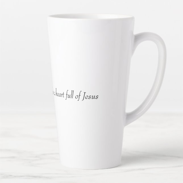 Tasse Latte servir ma famille  (Droite)