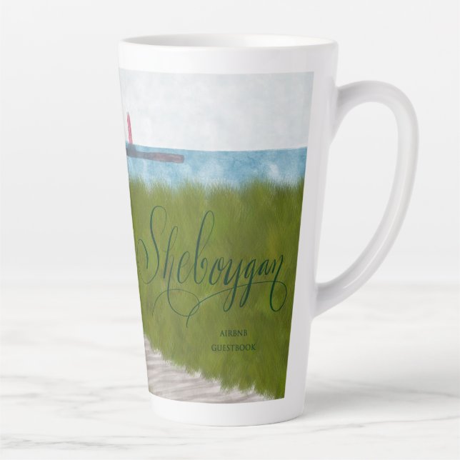 Tasse Latte Sheboygan, Wisconsin (matching journal available) (Droite)