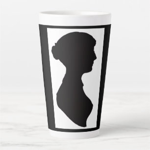 Tasse Latte Silhouette de Jane Austen