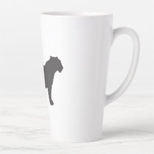 Tasse Latte Silhouette Tiger