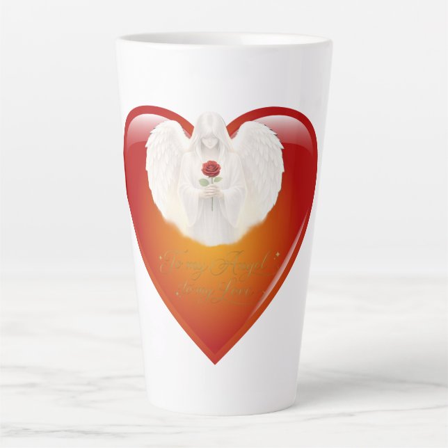 Tasse Latte SilverHeart AngelicFaith (Devant)