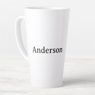 Tasse Latte Simple Professionnel Affaires 17 oz Grand 