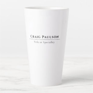 Tasse Latte Simple professionnel simple et attrayant minimalis