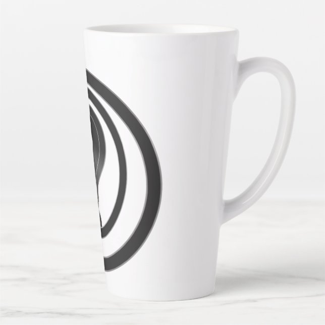 Tasse Latte Simple question mark (Droite)