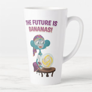 Tasse Latte Singe diseur de bonne aventure