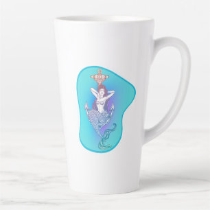 Tasse Latte Sirène et Ancre