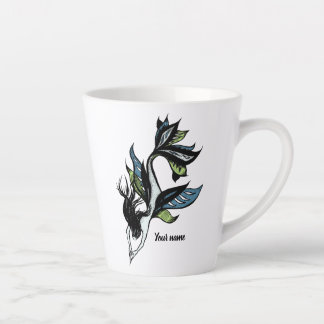 Tasse Latte Sirène gothique Belle Encre Nom du dessin