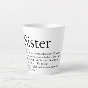 Tasse Latte Sister World, la meilleure définition de l'amuseme