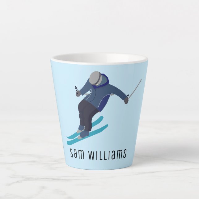 Tasse Latte Ski (Devant)