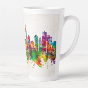 Tasse Latte Skyline de l'Illinois
