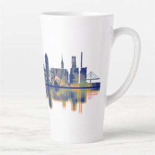 Tasse Latte Skyline Duisburg