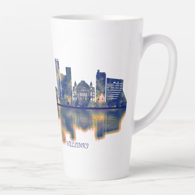 Tasse Latte Skyline Helsinki (Droite)