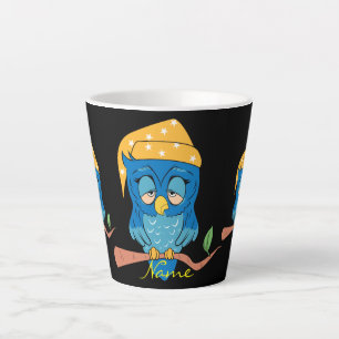 Tasse Latte Sleepy Owl Thunder_Cove Classic