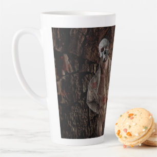 Tasse Latte SlipperyJoe's Halloween transparent homme fantomat