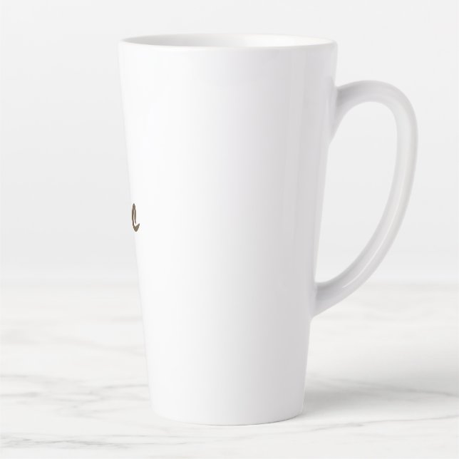 Tasse Latte Snob café insupportable (Droite)