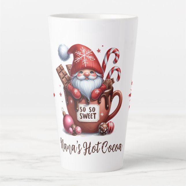 Tasse Latte So So Sweet Santa Gnome (Devant)