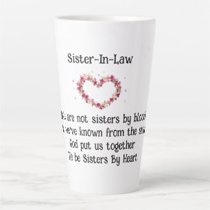 Tasse Latte Soeur En Droit Soeurs Au Café Du Coeur/Bouge En La