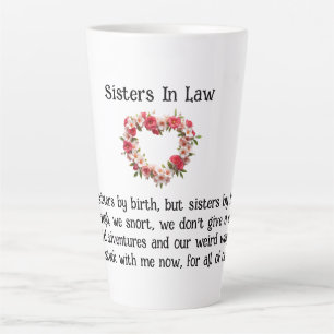 Tasse Latte Soeurs Par La Chance Soeurs En Droit Café / Latte 