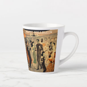 Tasse Latte Soirée Martini Halloween Rétro Milieu de Siècle 40