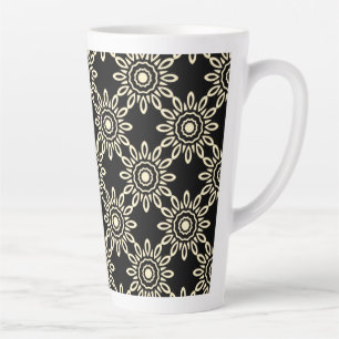 Tasse Latte Soleil Doré Rétro