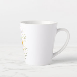 Tasse Latte Soleil souriant mignon