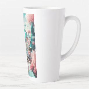 Tasse Latte Son Monde De Merveilleuse Magique