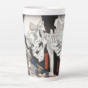 Tasse Latte Sorcière et spectre de squelette, Utagawa Kuniyosh