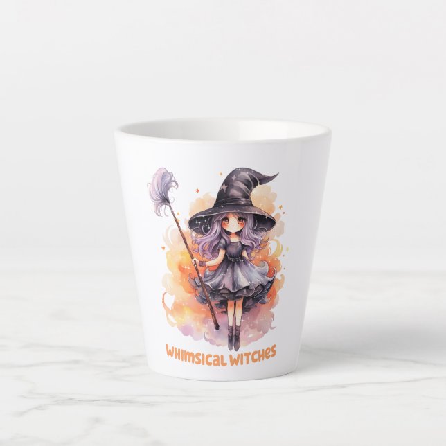 Tasse Latte Sorcières lunaires (Devant)