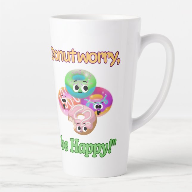TASSE LATTE SOUCIEZ-VOUS D'ÊTRE HEUREUX (Droite)