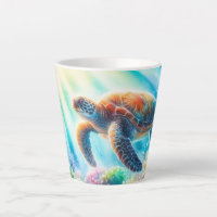 Sous la tortue de mer