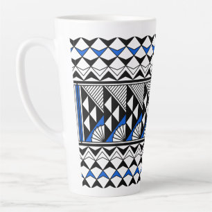 Tasse Latte Southwest Native American Rain and Sun Design