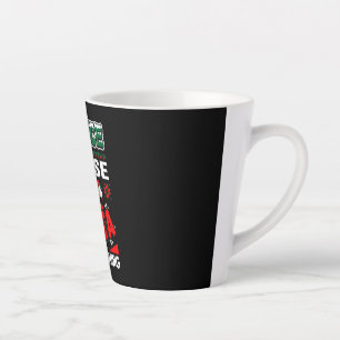 Tasse Latte Soyez Gentil Avec L'Infirmière Que Père Noël Regar