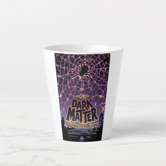 Tasse Latte Spider Cosmic Web, Galaxie d'Halloween des horreur (Devant)