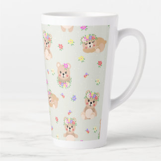 Tasse Latte Spring teddy bear