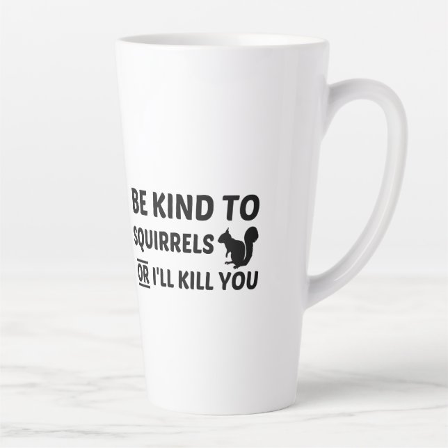 TASSE LATTE SQUIRRELS GENTILS (Droite)
