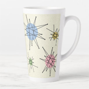 Tasse Latte Starburst franciscain du milieu du siècle 3