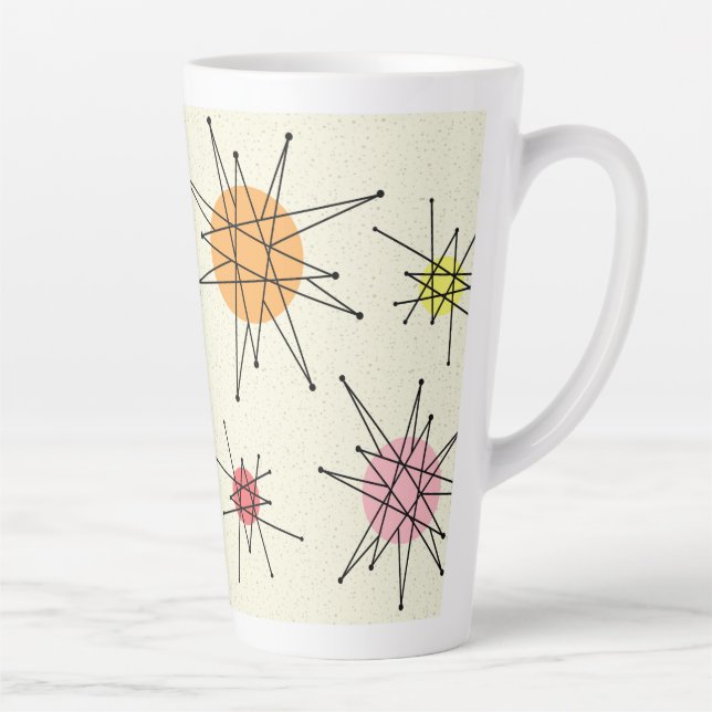 Tasse Latte Starburst franciscain du milieu du siècle 7 (Droite)