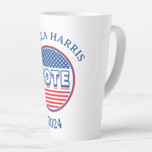 Tasse Latte Stars and Stripes Vote USA - Election