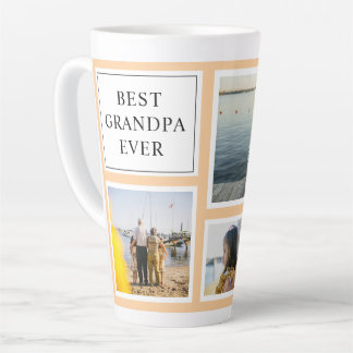 Tasse Latte Statement Frame Best Grandpa Ever
