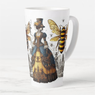Tasse Latte Steampunk Vintage Victorian Queen Bee Gown