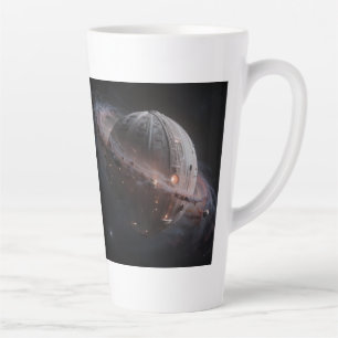 Tasse Latte Stellar Path – Voyage à travers l'univers