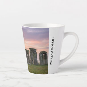 Tasse Latte Stonehenge Angleterre Cercle de Pierres Anciennes