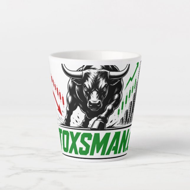 Tasse Latte Stoxsman.com Investissements (Devant)